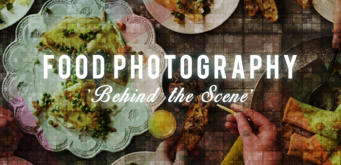 food photography behind the scene